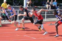 100m A-Finale Männer
