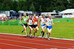 Finale 1500m M65, Hier noch auf dem Vierten Platz Detlef Wickmann