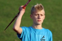 Im Speerwerfen der Jugend M 13 kam Jannes-Hinrich Corleis auf eine Weite von 31,93 m, was den ersten Platz und eine neue persönliche Bestleistung bedeutete.
