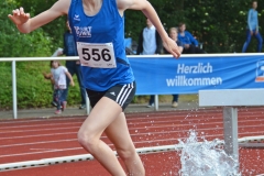 zi06: Josina Papenfuß (TSG Westerstede) kam im 2000m Hindernislauf der WJ U20 mit einer Zeit von 6:45,50 min auf den ersten Platz.