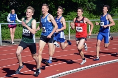 Miguel Daberkow (Nr. 224, Männer, TSG Bergedorf) war mit 1:55,93 min der schnellste Läufer über die 800m.