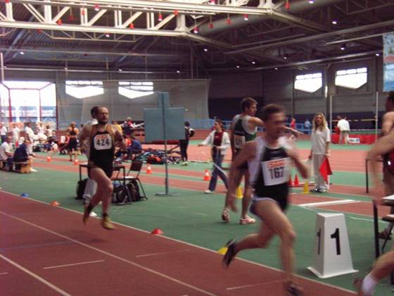 Joachim Hickisch im 400m Zeitendlauf