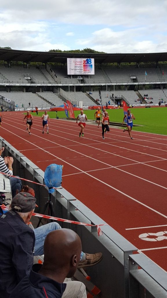 Finale 200m kurz vor dem Ziel