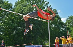 Luca Meinke stellte 2017 mit übersprungenen 2,15m einen neuen Pfingstsportfestrekord der männlichen Jugend U20 im Hochsprung auf.