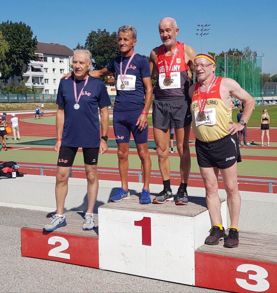 Siegerehrung 200 Meter